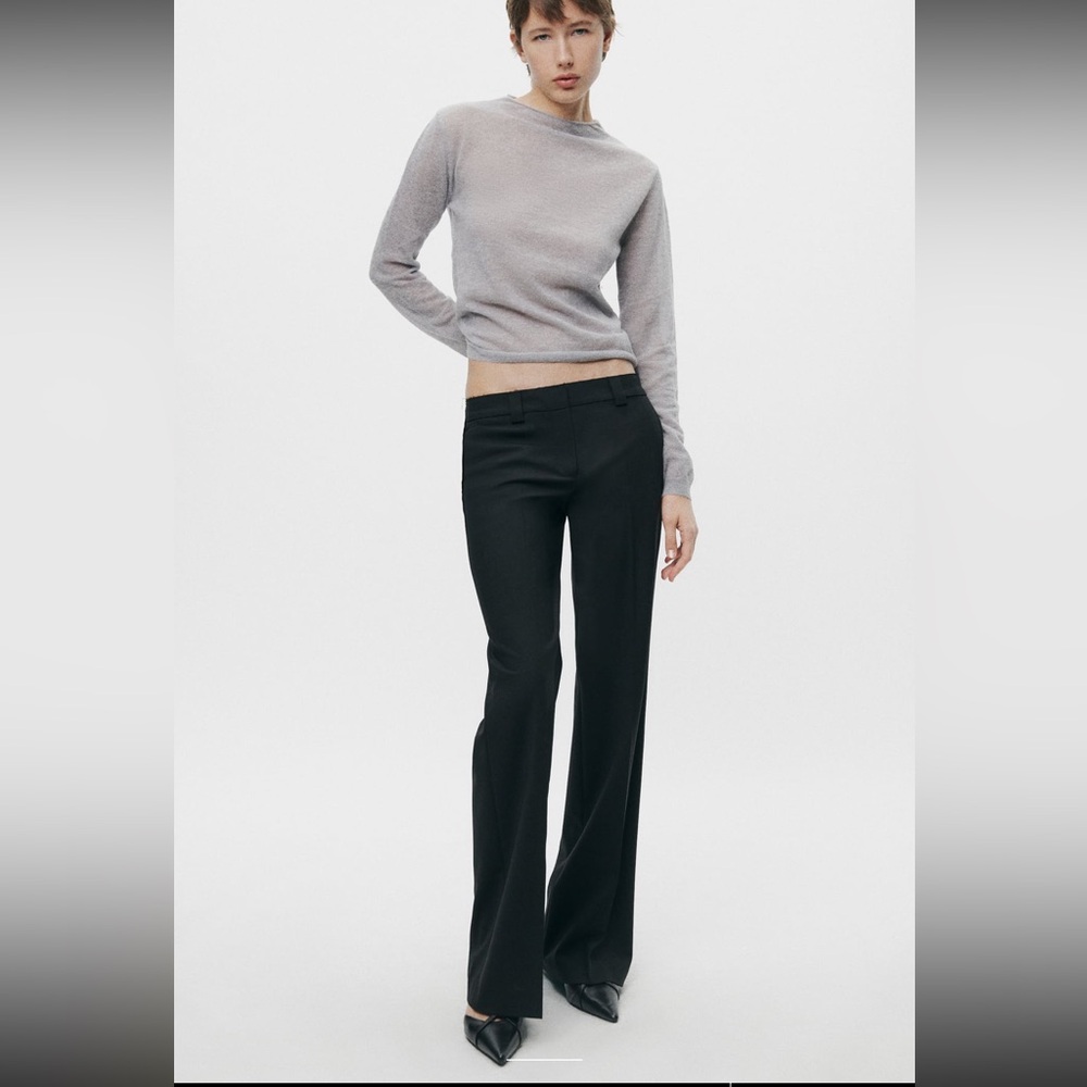 Zara frayed trousers 8572/464